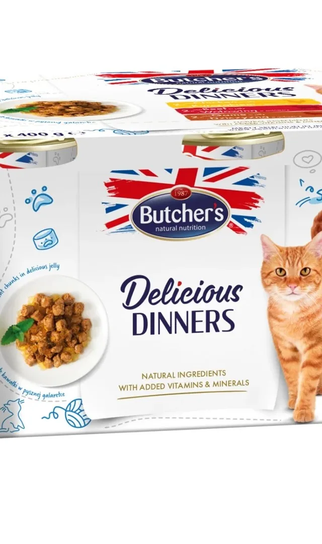 BUTCHER'S Delicious Dinners Meaty Selection In Jelly - Wet Cat Food - 6 X 400g