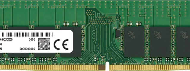 Micron ECC UDIMM DDR4 16GB 1Rx8 3200MHz PC4-25600 MTA9ASF2G72AZ-3G2R