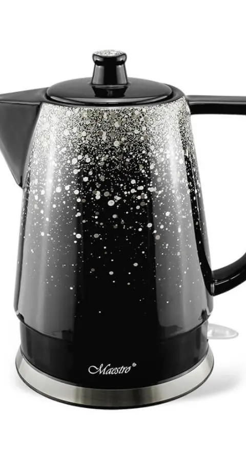 MAESTRO MR-074-SILV Ceramic Electric Kettle