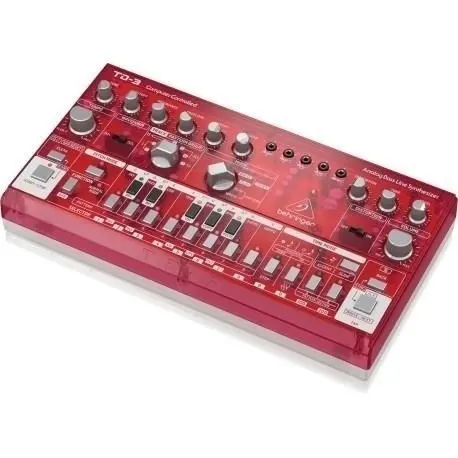 Behringer TD-3-SB Syntezator Linii Basowej Czerwony PrzeźRoczysty