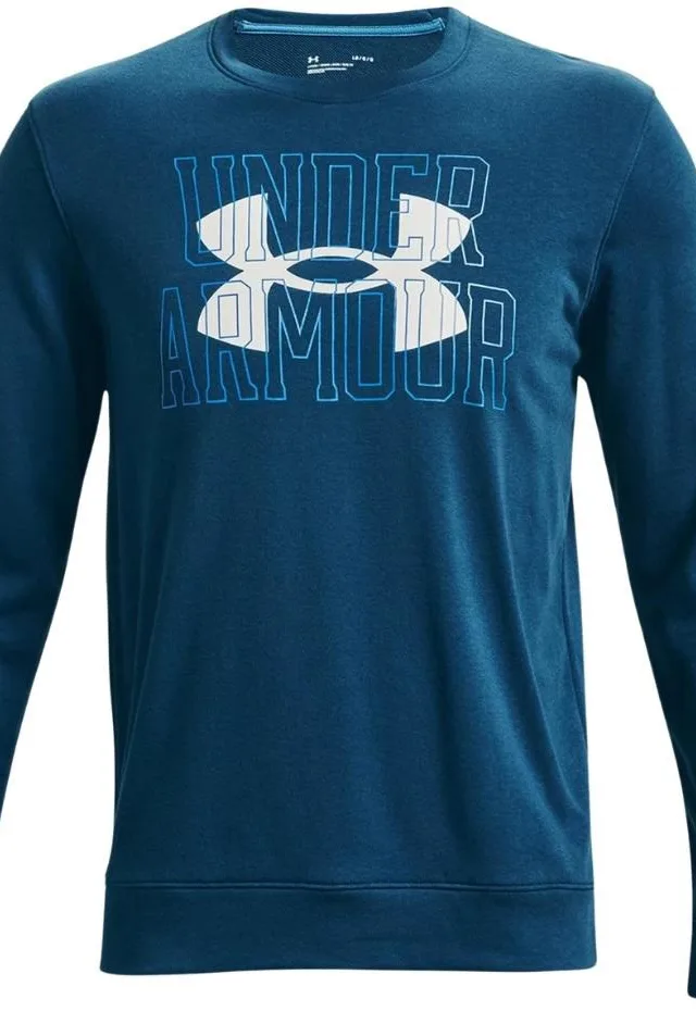 Under Armour UA Rival Terry Logo Crew Men's Sweatshirt Blue 1370391 458