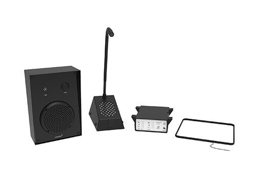 Contacta STS-K009-IP-L-B IP55 Surface Mounted Entry System With Hearing Loop Aerial