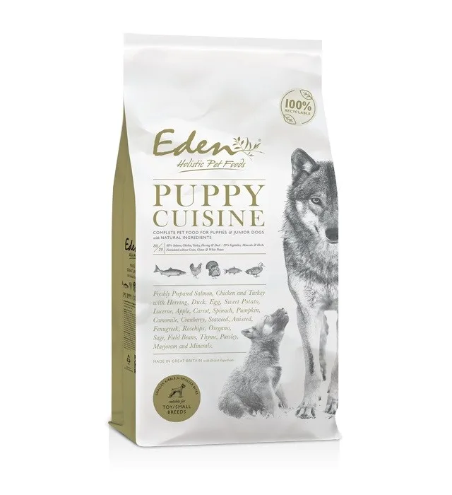 EDEN Puppy Cuisine 80/20 Small Kibble - Dry Dog Food - 6kg