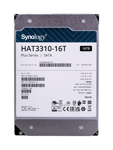 Synology HAT3310-16T 16TB SATA HDD - NAS Hard Drive
