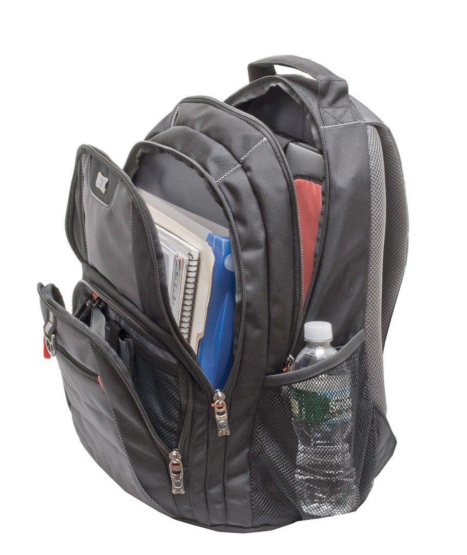 Wenger Pillar 16-inch Laptop Backpack Black/Gray