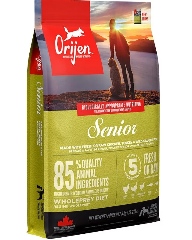 ORIJEN Senior - Dry Dog Food - 6kg