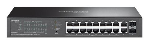 OMADA ES220GP network switch Managed Gigabit Ethernet (10/100/1000) Power over Ethernet (PoE) Black