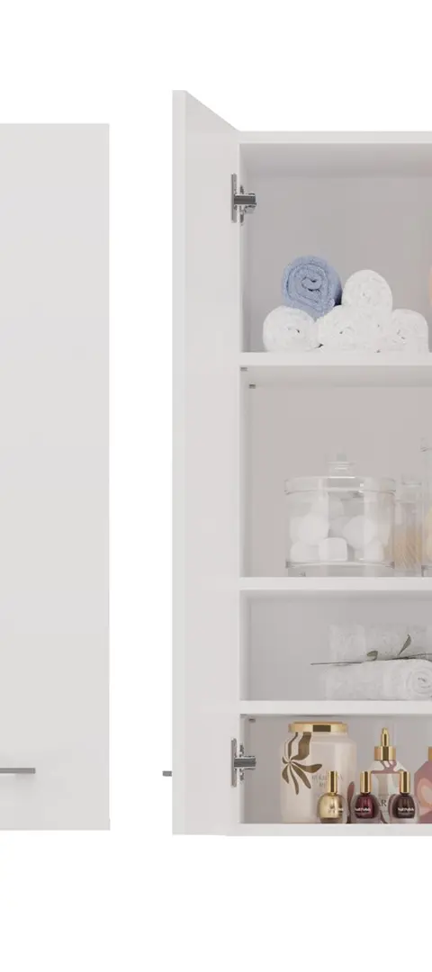 Topeshop POLA MINI DD BIEL Bathroom Storage Cabinet White