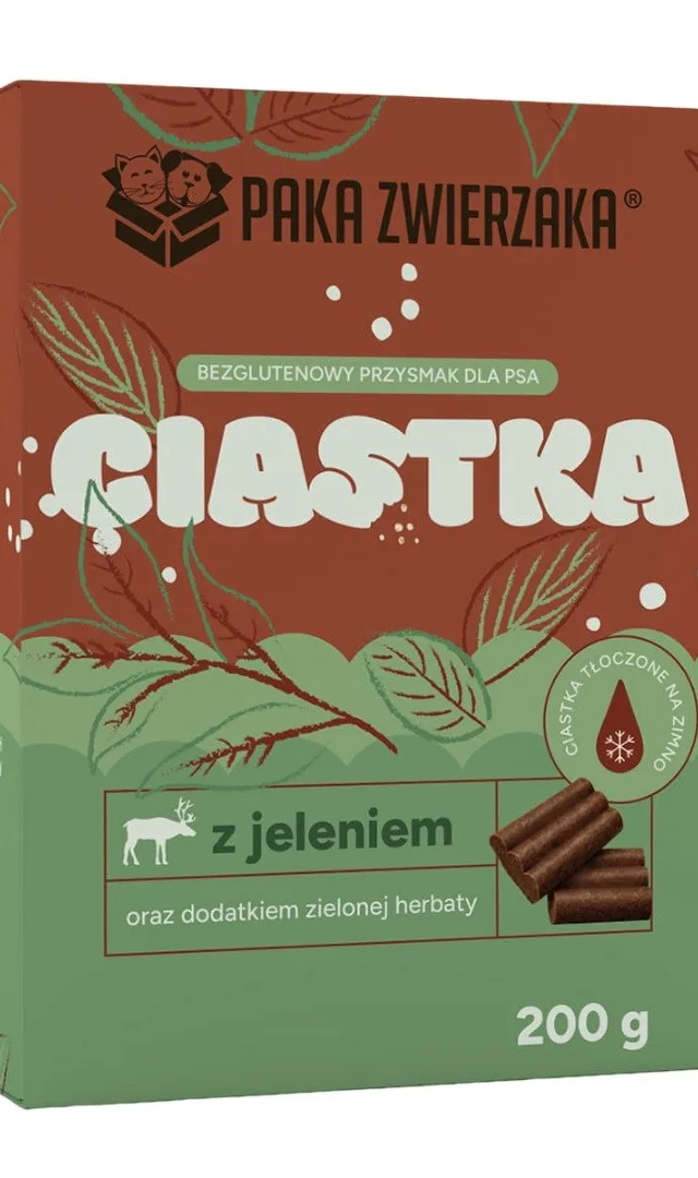 PAKA DLA ZWIERZAKA Venison With Green Tea – Dog Treat – 200g