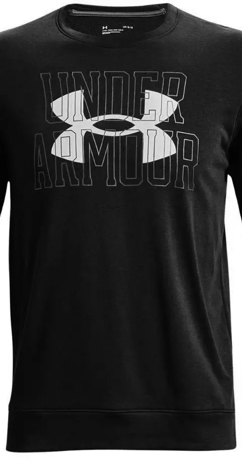 Under Armour UA Rival Terry Logo Crew Men's Sweatshirt black 1370391 001