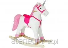 Rocking Horse Unicorn White 74cm 2252 Lean Toys