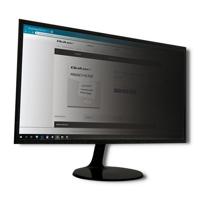 Qoltec 51052 display privacy filter 39.6 cm (15.6") Laptop
