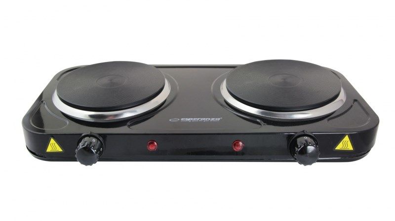 Esperanza EKH010K Hob Black Countertop 2 Zone(S)