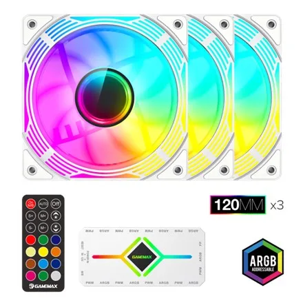 Gamemax Case Fan | KF300 WH | White
