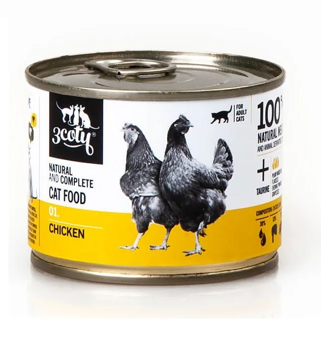 COTY 01 Chicken - Wet Cat Food - 180g 3