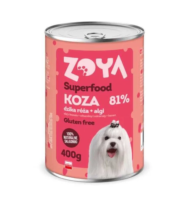ZOYA Superfood Goat - Wet Dog Food - 400g