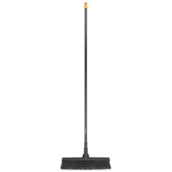 Fiskars 1025926 broom Indoor Soft / Hard bristle Aluminium Black