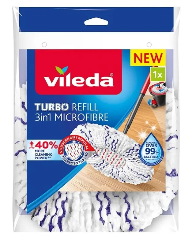 Spin Mop Refill Vileda TURBO 3in1 Microfiber 1 Pc(S)