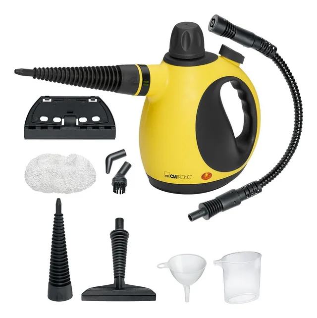 Clatronic DR 3653 Portable Steam Cleaner 0.25 L 1050 W Black Yellow