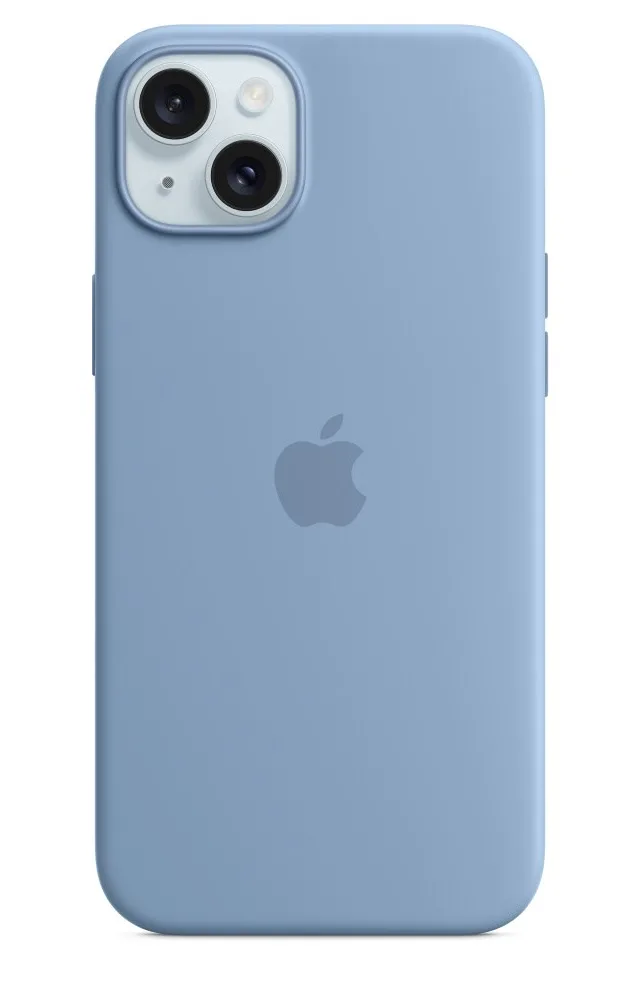 Silicone Case Ap. With MagSafe Winter Blue