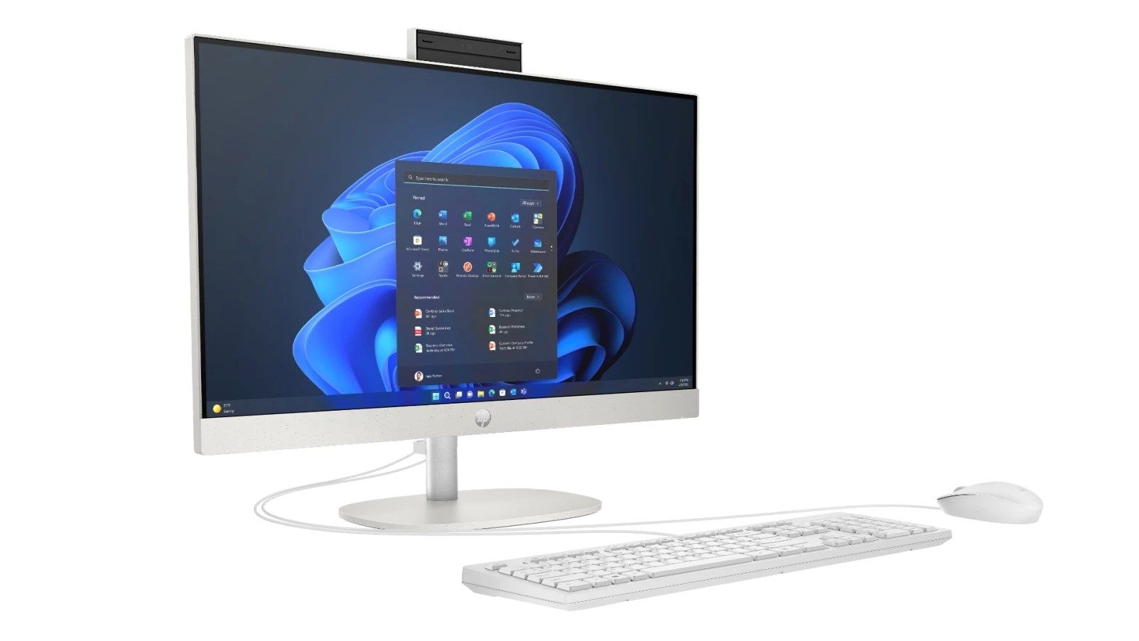 HP ProOne 240 G10 Desktop PC Intel Core Ultra 7 155U 60.5 Cm (23.8 ) 1920 X 1280 Px All-In-One PC 16 GB DDR5-SDRAM 512 GB SSD Windows 11 Pro Wi-Fi 6 (802.11ax) White