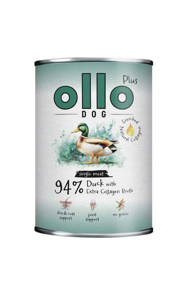 OLLO Plus Collagen Duck - Wet Dog Food - 400g