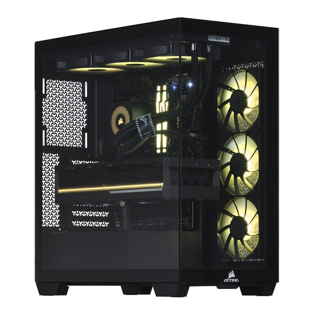 Actina 5901443413851 PC AMD Ryzen™ 7 7800X3D 32 GB DDR5-SDRAM 2 TB SSD NVIDIA GeForce RTX 5080 Windows 11 Home Midi Tower Black