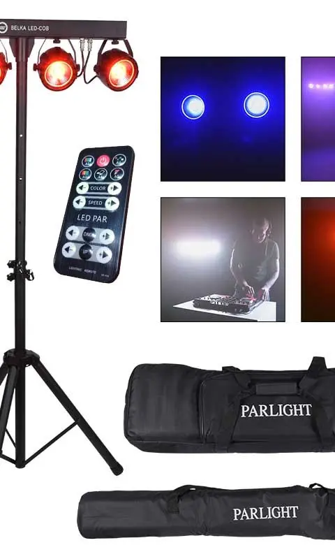 LED BAR COB PAR 4x30W Stand Cover