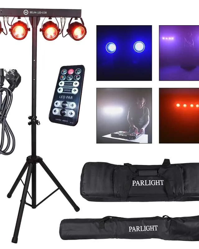LED BAR COB PAR 4x30W Stand Cover