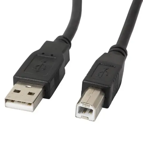 Lanberg CA-USBA-11CC-0030-BK USB cable USB 2.0 3 m USB B 0.48 Gbit/s Black