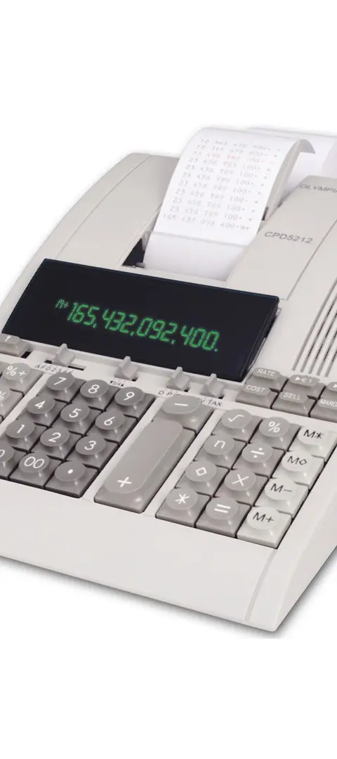 Olympia Tischrechner CPD 5212 Printer Weiss