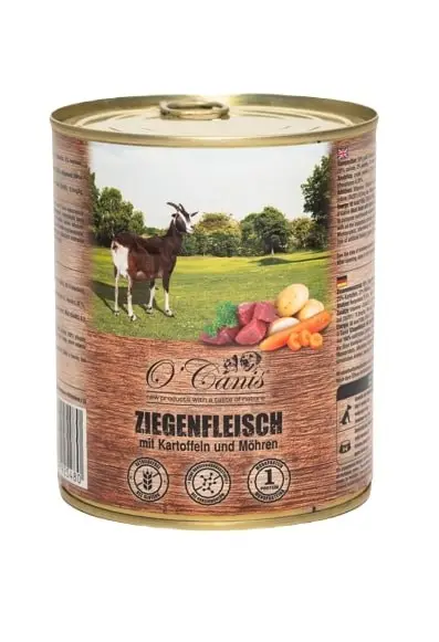O'CANIS Canned Dog Food Wet Food-Goat With Potatoes - 800 G
