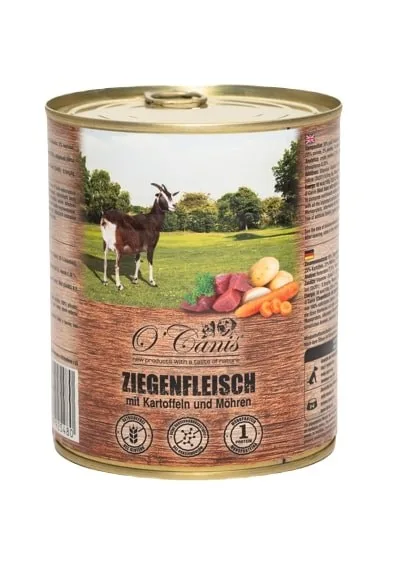 O'CANIS Canned Dog Food Wet Food-Goat With Potatoes - 800 G