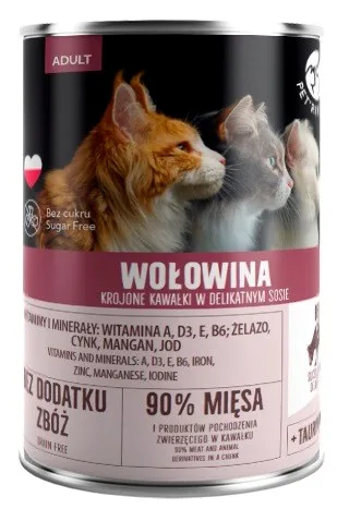PET REPUBLIC Adult Beef - Wet Cat Food - 400g