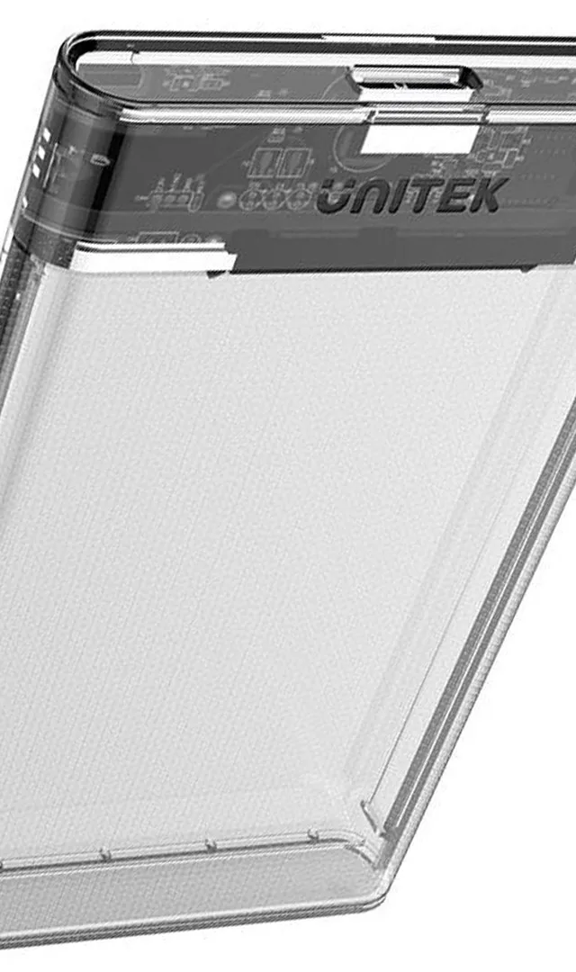 UNITEK S1103A storage drive enclosure HDD/SSD enclosure Transparent 2.5"