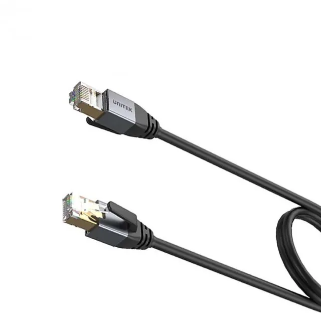 UNITEK C18149AGY03-2M networking cable Black Cat8 S/FTP (S-STP)