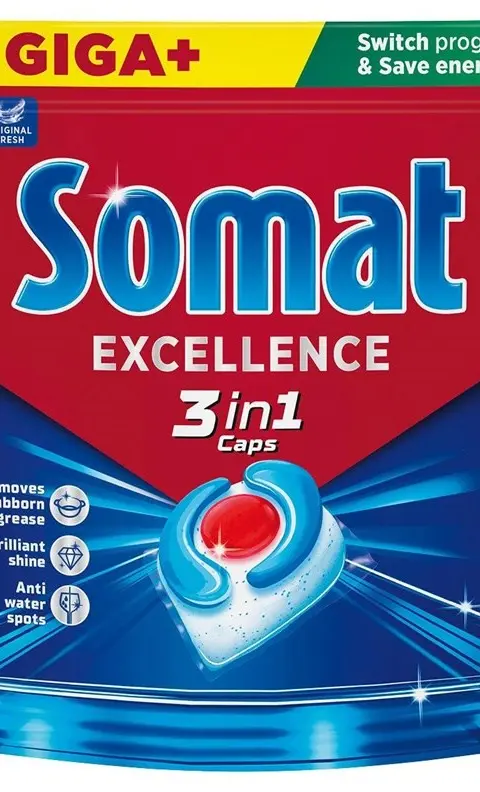 DISHWASHER CAPSULES SOMAT 3IN1 88 PCS