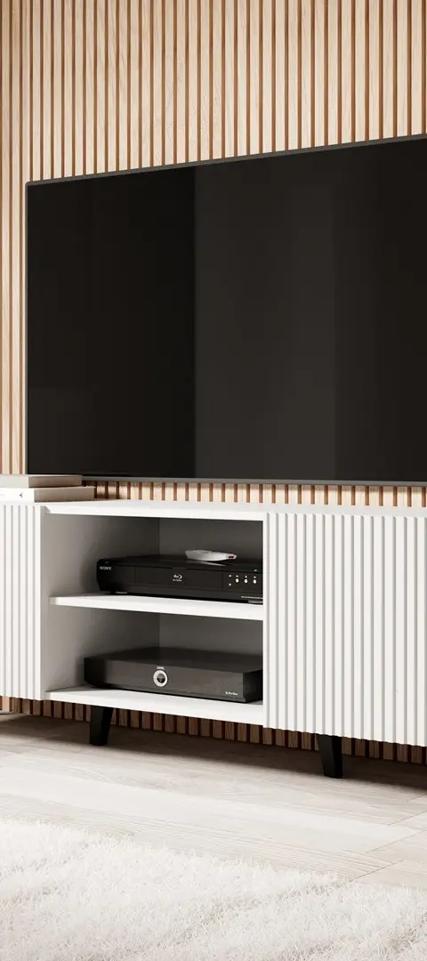 Cama RTV Cabinet PAFOS 150x42x52 White Matt
