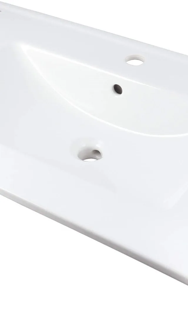 Built-In Ceramic Sink W/Battery Space