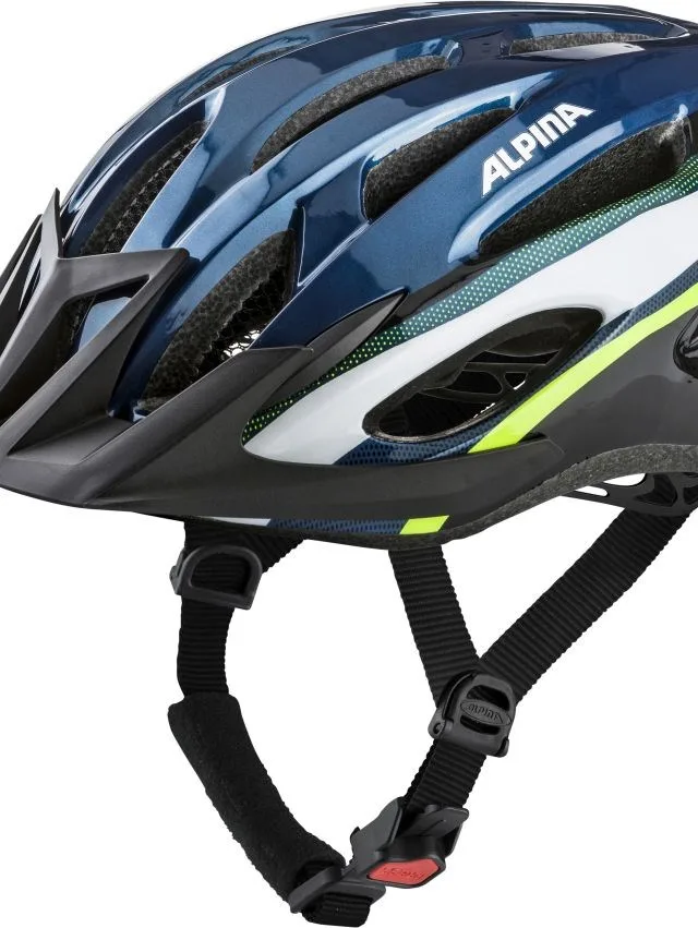 Bike Helmet Alpina MTB17 Dark Blue Neon 58-61