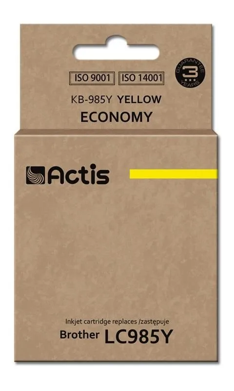 Actis KB-985Y ink (replacement for Brother LC985Y; Standard; 19.5 ml; yellow)