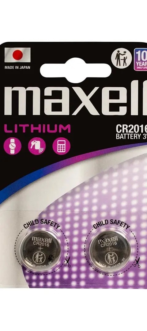Maxell CR2016 Blister 2 Pc