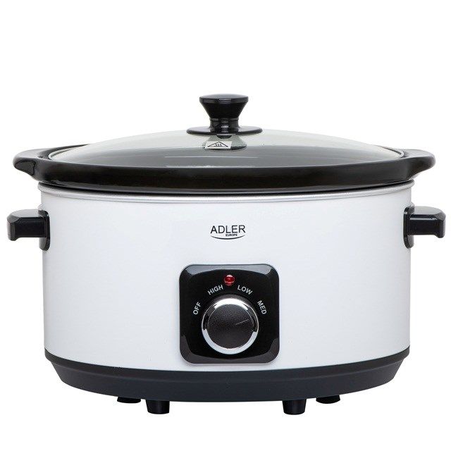 Adler AD 6413W Slow Cooker 5.8 L White