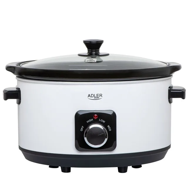 Adler AD 6413W Slow Cooker 5.8 L White