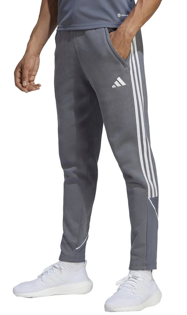 Spodnie męskie adidas Tiro 23 League Sweat Tracksuit Bottoms szare HZ3019 S