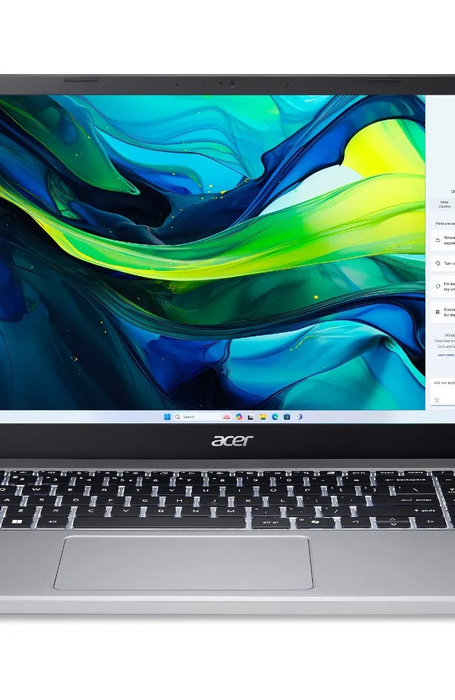 Laptop Acer AG15-32P-39R2DX Core 3 N355/15.6 FHD IPS/8GB/SSD 128GB SSD 128GB/BT/Win 11 Silver