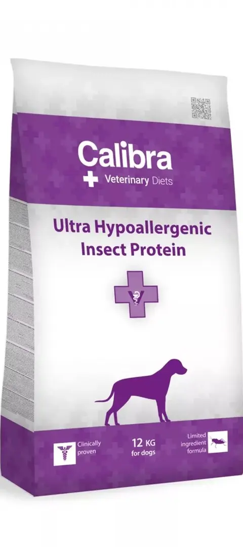 CALIBRA Veterinary Diets Dog Ultra-Hypoallergenic Insect - Dry Dog Food - 12kg