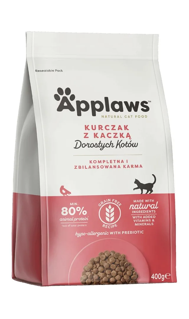 APPLAWS Adult Chicken With Duck - Dry Cat Food - 400g