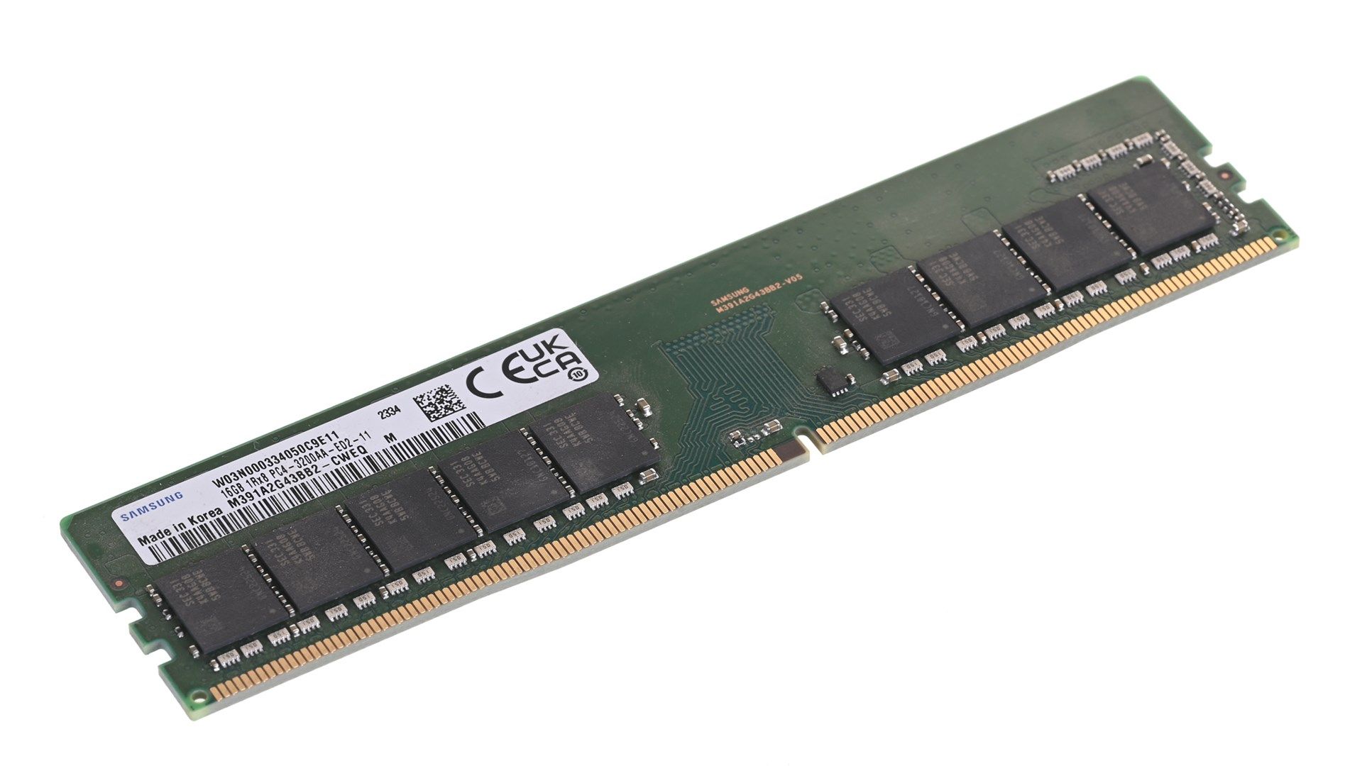 Samsung M391A2G43BB2-CWE Memory Module 16 GB 1 X 16 GB DDR4 3200 MHz ECC