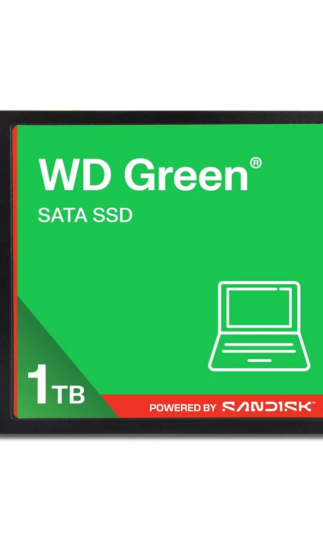 Western Digital Green WD ™ SATA SSD 2,5"/7 mm POWERED BY SANDISK 1 TB